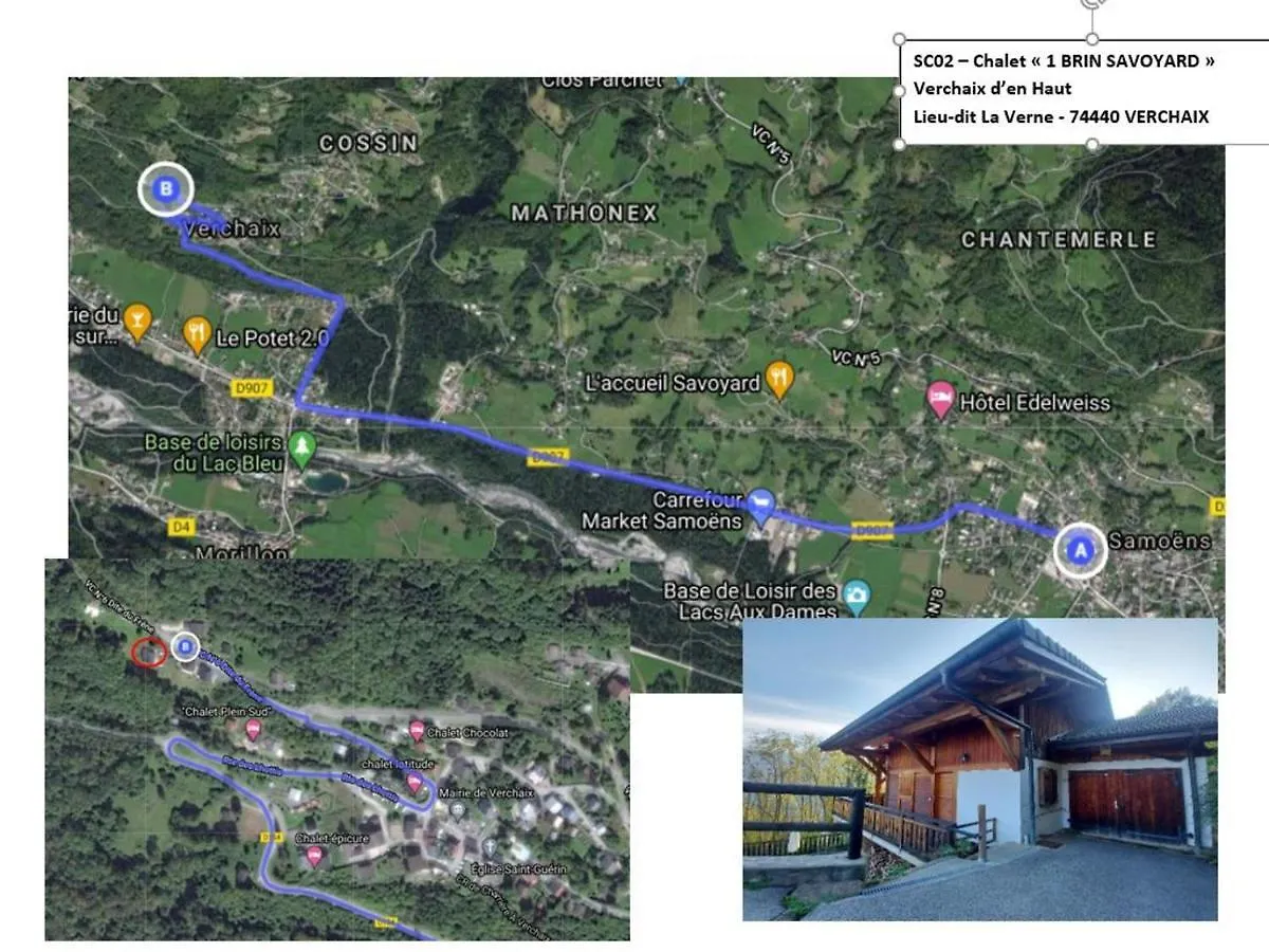 Chalet Savoyard Avec Jardin, Poele A Bois Et Wifi - Fr-1-624-11 Verchaix France